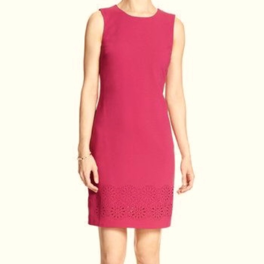 Laser Cutout Sheath Dress